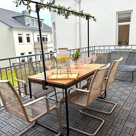 Superhosts Zentrum - Parkplatz - Terrasse - King-bett - Netflix Apartman Bréma
