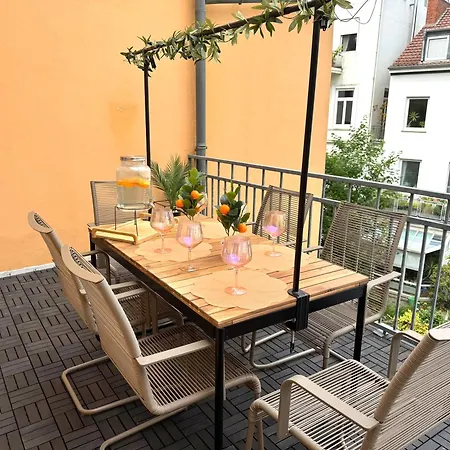 Апартаменти Superhosts Zentrum - Parkplatz - Terrasse - King-bett - Netflix Бремен